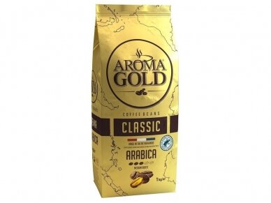 Kavos pupelės Aroma Gold Classic 1 kg