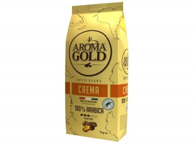 Kavos pupelės Aroma Gold Creama 1 kg