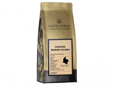 Kavos pupelės Columbia Medelin Supremo 1 kg