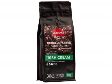 Kavos pupelės Gurman's Airiško likerio skonio 250 g