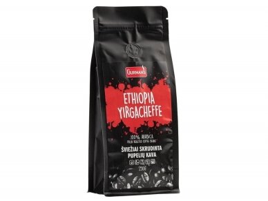Kavos pupelės Gurman's Ethiopia Yirgacheffe 250 g