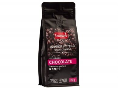 Kavos pupelės Gurman's Šokolado skonio 250 g