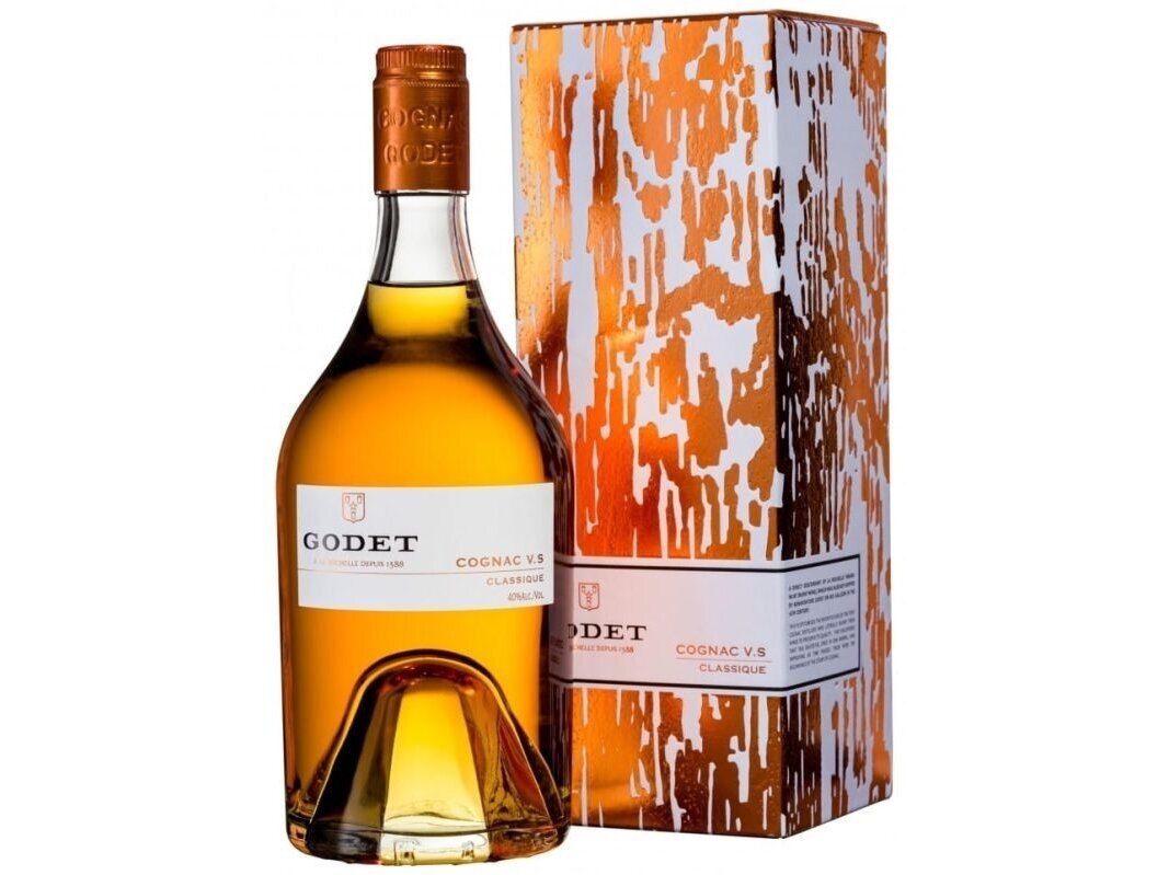 Konjakas Godet V.S. su dėž. 0,7 l