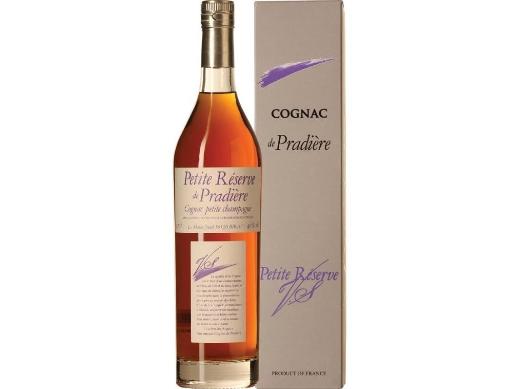 Konjakas Petite Reserve De Pradiere V.S. su dėž. 0,7 l Konjakas Petite Reserve De Pradiere V.S. su dėž. 0,7 l