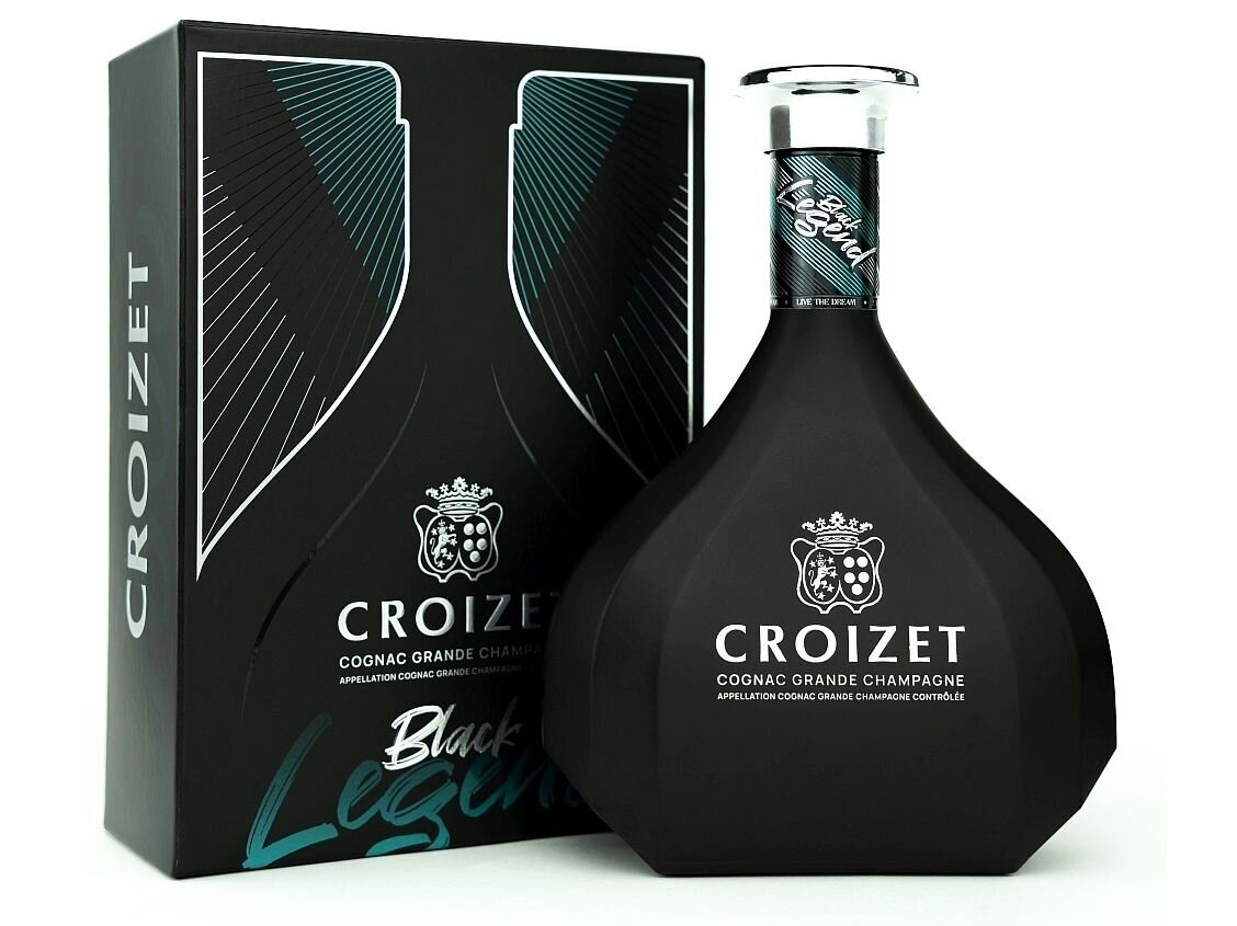Konjakas Croizet Grand Champagne Black Legend su dež. 0,7 l Konjakas Croizet Grand Champagne Black Legend su dež. 0,7 l