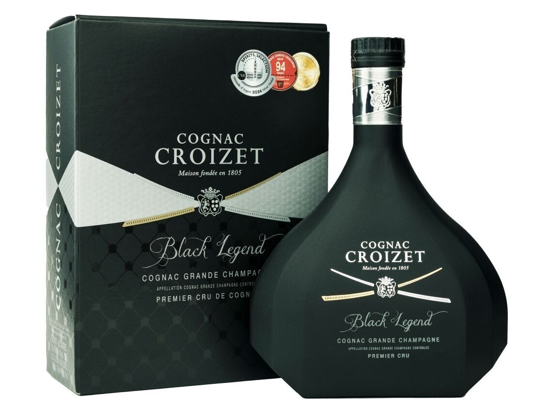 Konjakas Croizet Grand Champagne Black Legend (OLD) su dež. 0,7 l