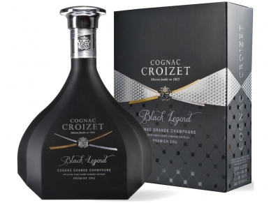 Konjakas Croizet Grand Champagne Black Legend su dež. 0,7 l