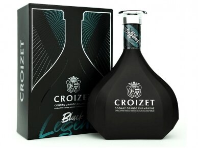 Konjakas Croizet Grand Champagne Black Legend su dež. 0,7 l Konjakas Croizet Grand Champagne Black Legend su dež. 0,7 l