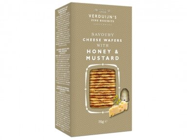 Krekeriai Verduijn’s su sūriu, medumi ir garstyčiomis 75 g