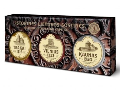Midus rinkinys Trakai Vilnius Kaunas 3 x 0,1 l
