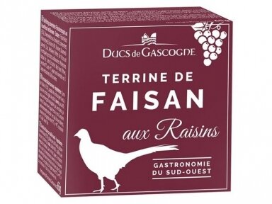 Paštetas Fazanų su Korinto razinomis 65 g