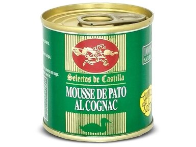 Paštetas Selectos De Castilla Ančių kepenėlės su konjaku 95 g