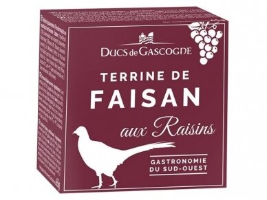 Paštetas Fazanų su Korinto razinomis 65 g Paštetas Fazanų su Korinto razinomis 65 g