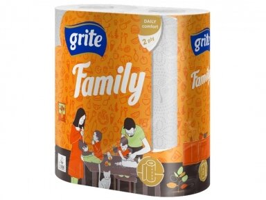 Popieriniai rankšluosčiai Grite Family 2 vnt