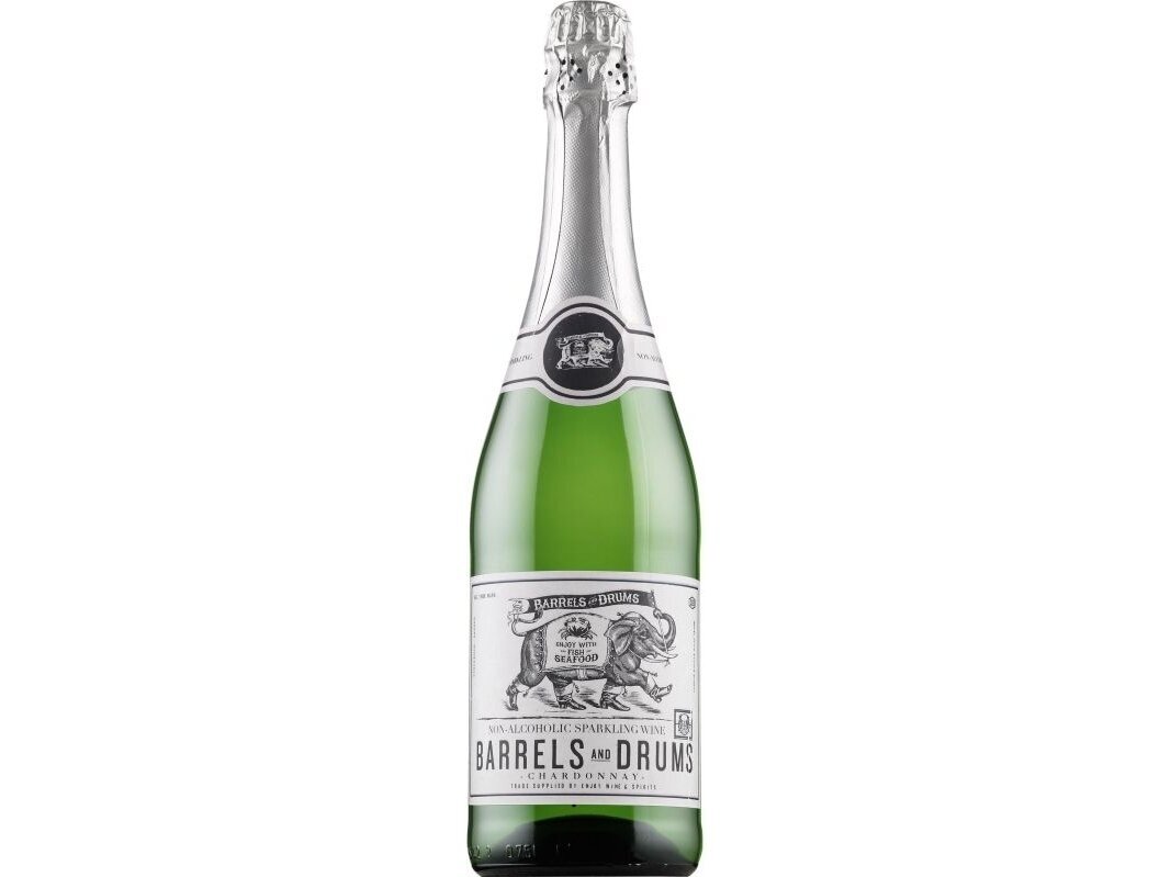 Putojantis vynas nealkoholinis BARRELS and DRUMS Chardonnay 0,75 l Putojantis vynas nealkoholinis BARRELS and DRUMS Chardonnay 0,75 l