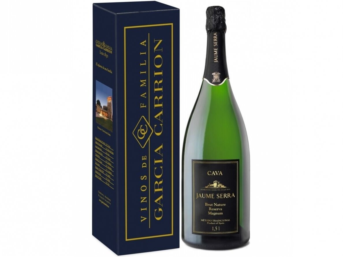 Putojantis vynas Jaume Serra Nature Brut Magnum su dėž. 1,5 l