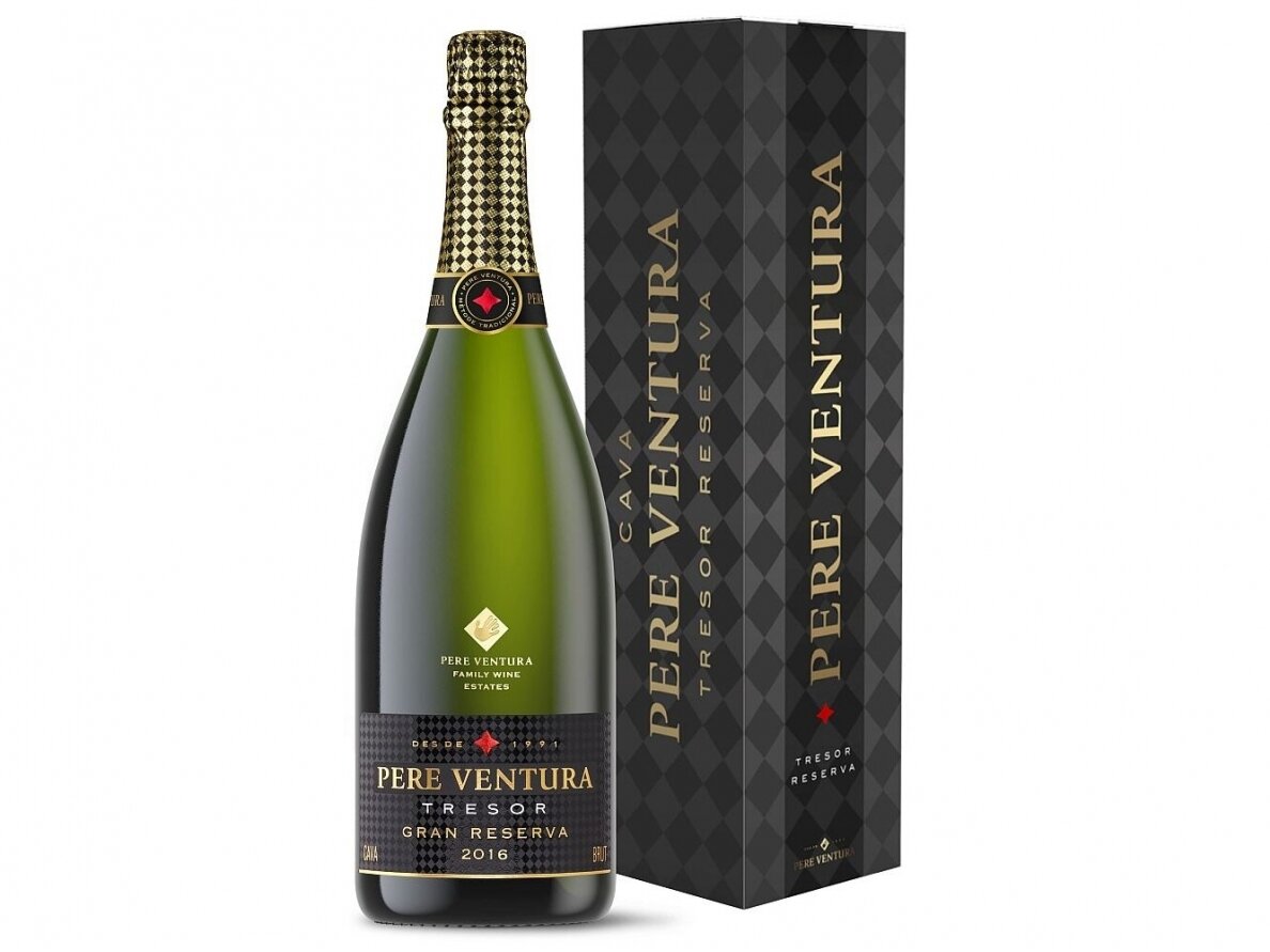 Putojantis vynas Pere Ventura Tresor Gran Reserva Brut Cava Magnum su dėž. 1,5 l Putojantis vynas Pere Ventura Tresor Gran Reserva Brut Cava Magnum su dėž. 1,5 l