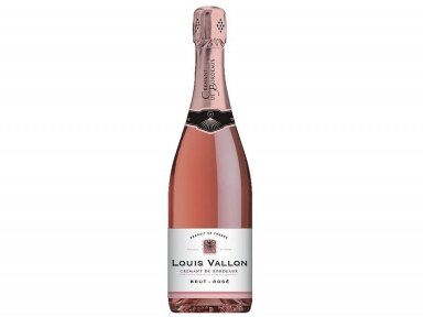 Putojantis vynas Cremant Families Louis Vallon Rose Brut 0,75 l