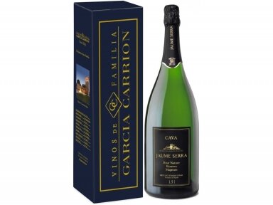 Putojantis vynas Jaume Serra Nature Brut Magnum su dėž. 1,5 l
