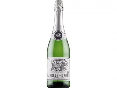 Putojantis vynas nealkoholinis BARRELS and DRUMS Chardonnay 0,75 l