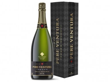 Putojantis vynas Pere Ventura Tresor Gran Reserva Brut Cava Magnum su dėž. 1,5 l