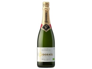 Putojantis vynas Codorniu Classico Cava Demi Seco 0,75 l Putojantis vynas Codorniu Classico Cava Demi Seco 0,75 l