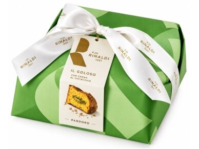 Pyragas Panettone Casa Rinaldi su pistacijų kremu 750 g Pyragas Panettone Casa Rinaldi su pistacijų kremu 750 g