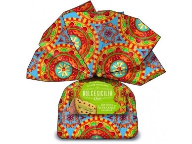 Pyragas Panettone Dais Cuore Siciliano su pistacijų kremu 750 g Pyragas Panettone Dais Cuore Siciliano su pistacijų kremu 750 g