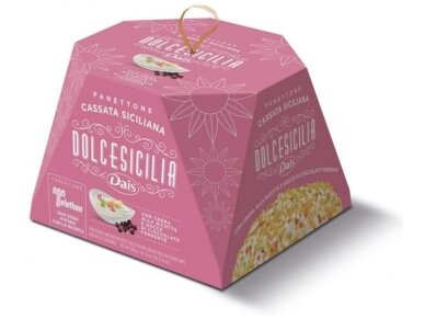 Pyragas Panettone Dais su rikotos kremu ir šokolado gabaliukais 800 g Pyragas Panettone Dais su rikotos kremu ir šokolado gabaliukais 800 g