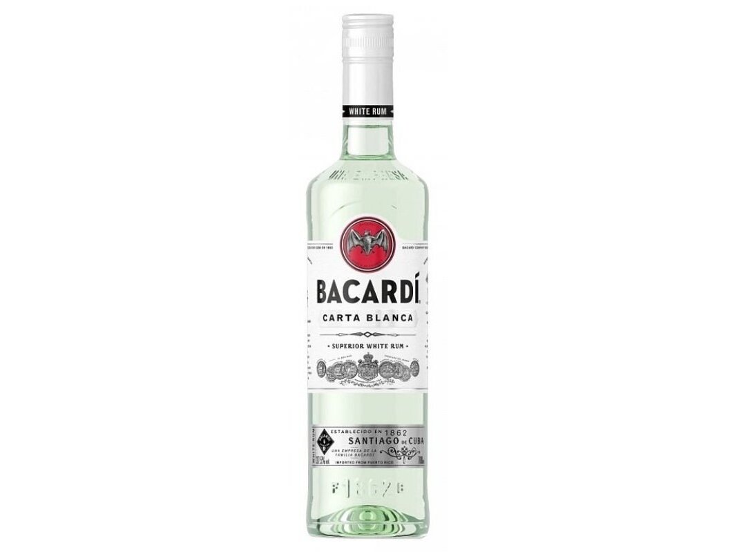 Romas Bacardi Carta Blanca 0,7 l Romas Bacardi Carta Blanca 0,7 l