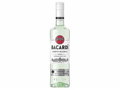 Romas Bacardi Carta Blanca 0,7 l Romas Bacardi Carta Blanca 0,7 l