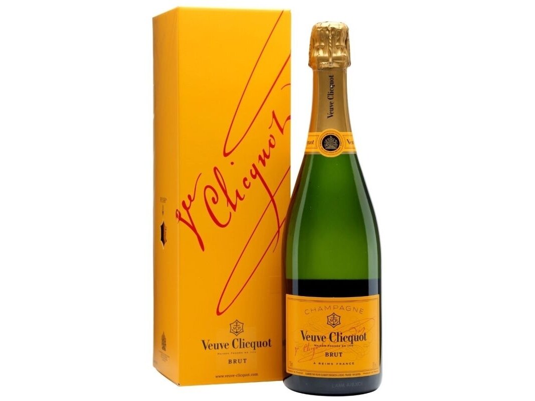 Šampanas Veuve Clicquot Brut su dėž. 0,75 l Šampanas Veuve Clicquot Brut su dėž. 0,75 l