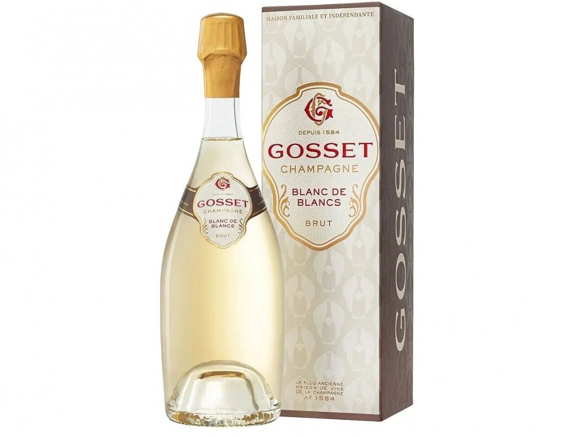 Šampanas Gosset Grand Blanc de Blancs Brut su dėž. 0,75 l