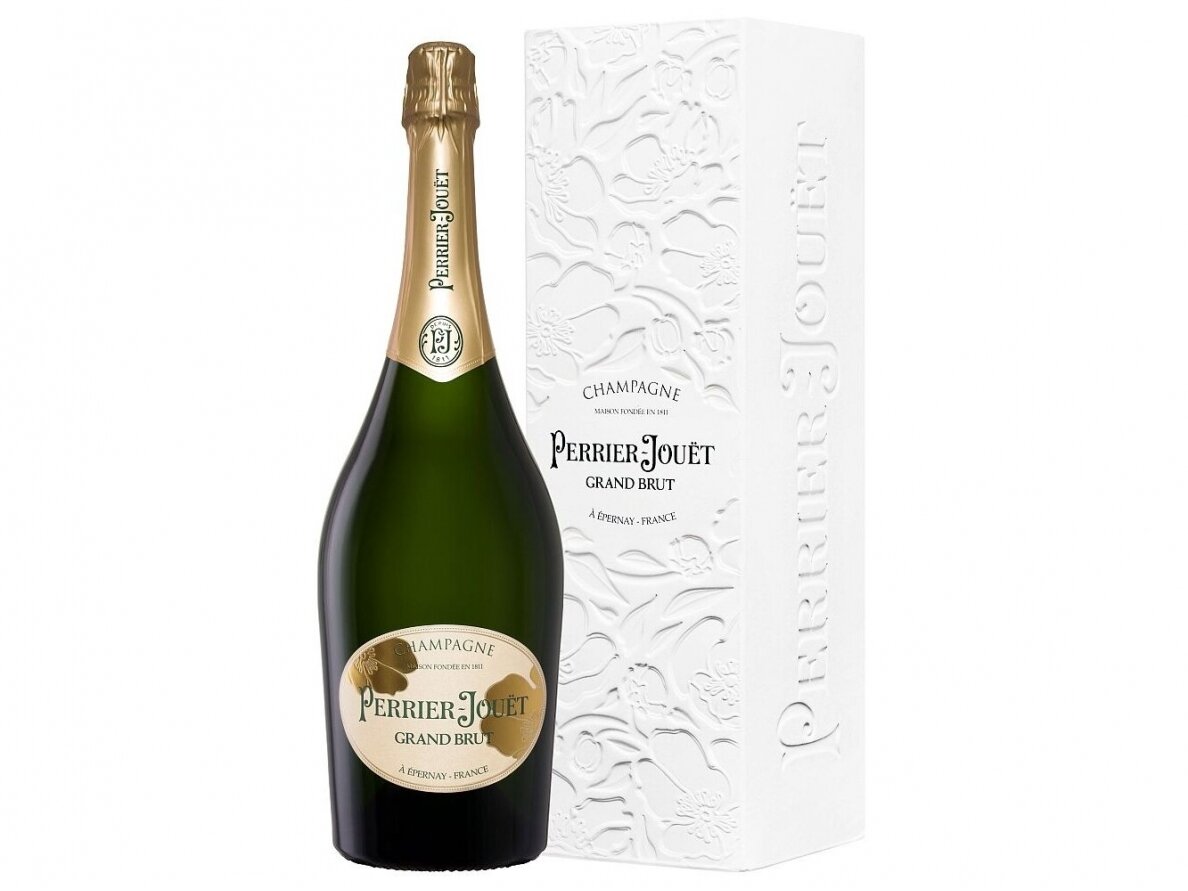 Šampanas Perrier Jouet Cuvee Grand Brut su dėž. 0,75 l Šampanas Perrier Jouet Cuvee Grand Brut su dėž. 0,75 l