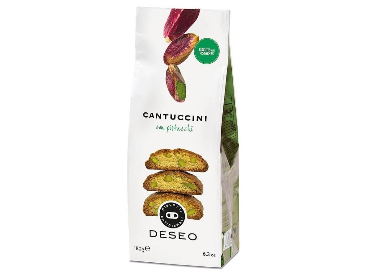 Sausainiai Deseo Cantuccini su pistacijomis 180 g