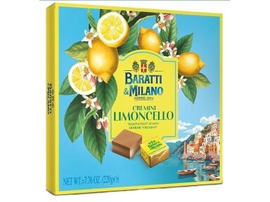 Saldainiai Baratti & Milano Cremino Limoncello 220 g
