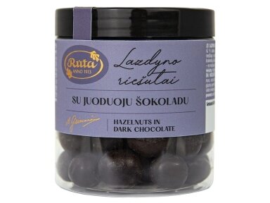 Saldainiai Rūta Dražė lazdynų riešutai su šokoladu 120 g