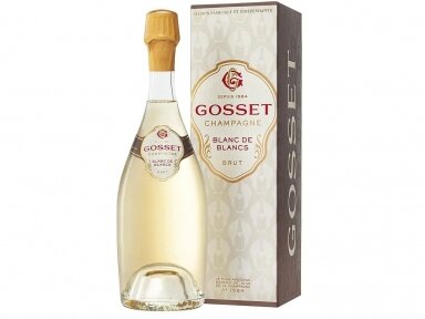Šampanas Gosset Grand Blanc de Blancs Brut su dėž. 0,75 l