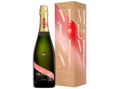 Šampanas Mumm Cordon Rouge Rose Brut su dėž. 0,75 l