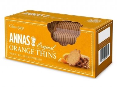 Sausainiai ANNAS imbieriniai apelsinų skonio 150 g