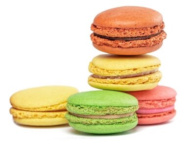 Sausainiai Macarons rinkinys 170 g