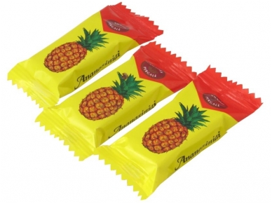 Saldainiai Pergalė Ananasiniai 1 kg Saldainiai Pergalė Ananasiniai 1 kg