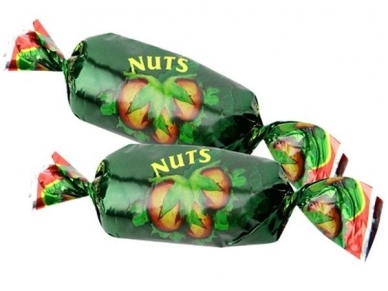 Saldainiai Pergalė Nuts 1 kg Saldainiai Pergalė Nuts 1 kg