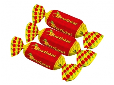 Saldainiai Obuoliukai 1 kg Saldainiai Obuoliukai 1 kg