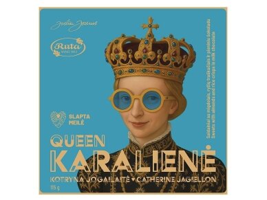 Saldainiai Rūta Karalienė Kotryna Jogailaitė 115 g Saldainiai Rūta Karalienė Kotryna Jogailaitė 115 g