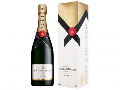 Šampanas Moet Brut Imperial su dėž. 0,75 l Šampanas Moet Brut Imperial su dėž. 0,75 l