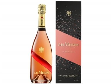 Šampanas Mumm Grand Cordon Rose Brut su dėž. 0,75 l 1