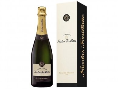Šampanas Nicolas Feuillatte Grande Reserve Brut su dėž. 0,7 l Šampanas Nicolas Feuillatte Grande Reserve Brut su dėž. 0,7 l
