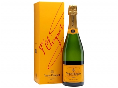 Šampanas Veuve Clicquot Brut su dėž. 0,75 l