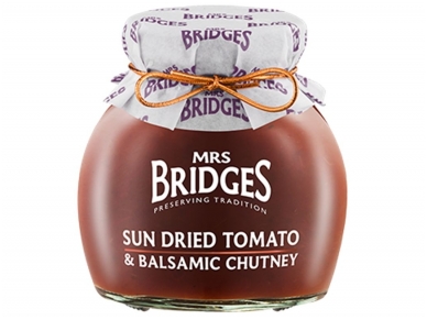 Čatnis Mrs Bridges Saulėje džiovintų pomidorų ir balzamiko 100 g